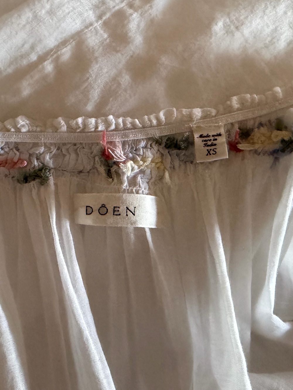 DOEN -Salt- Orelle Nightgown XS - Picture 8 of 10